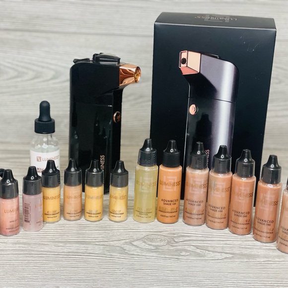 Luminess Breeze Black Portable Rechargeable Cordless Airbrush System with makeup - Picture 7 of 9